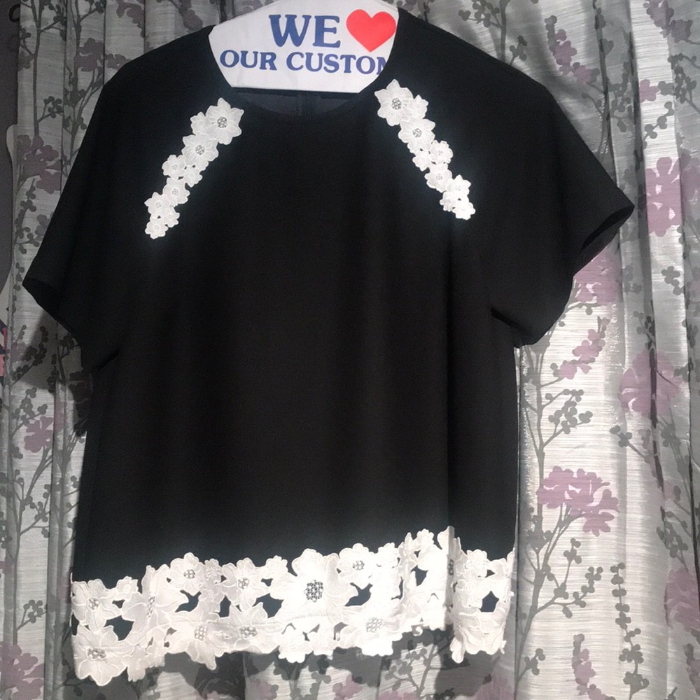 Kate Spade Black/White Blouse